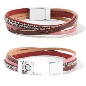 Leather Layered Bracelet